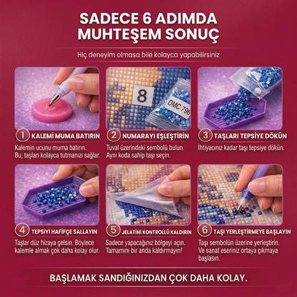 Elmas İşleme Tabloları 40x50 cm